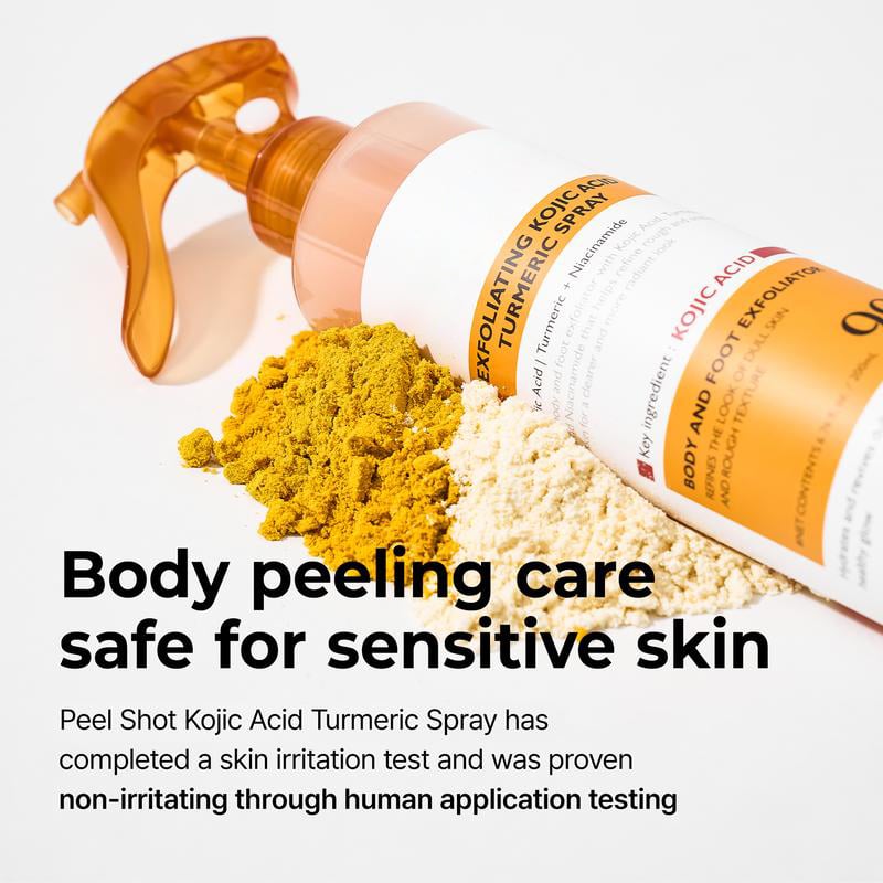 ๐ธ New! Peeling Shot Keratin Care Kojic Acid Turmeric Spray