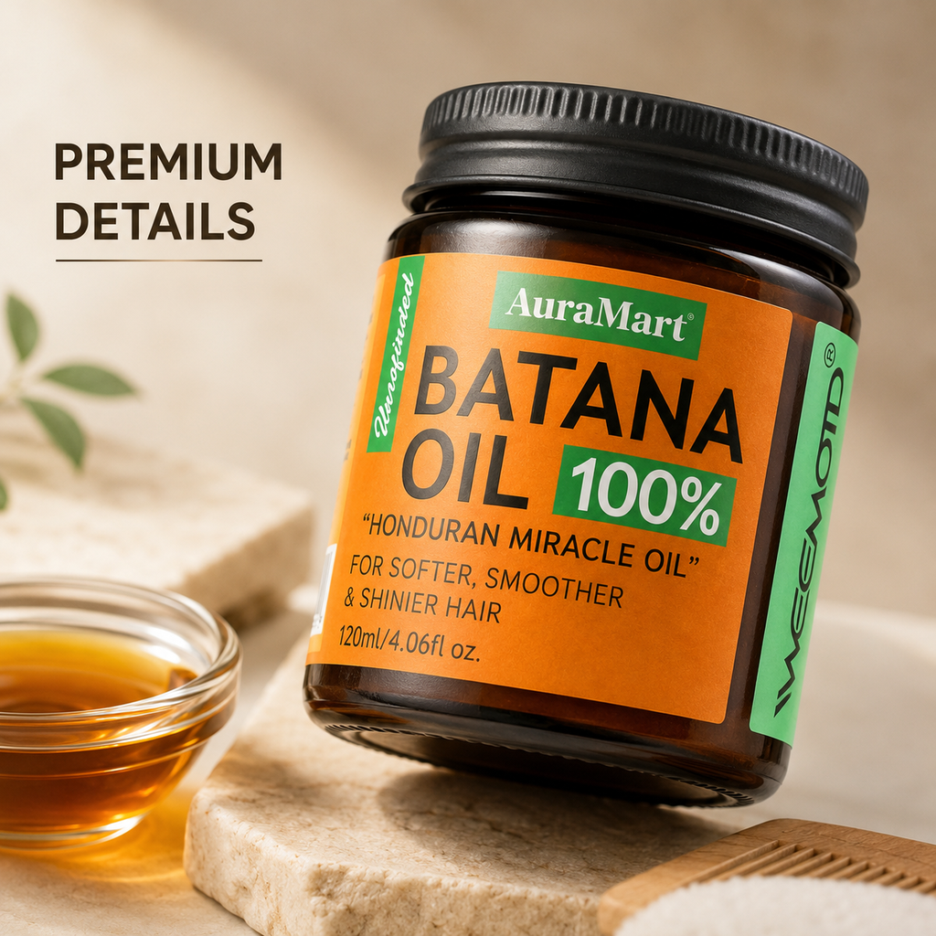 100% Raw Batana Oil for Hair external design detail