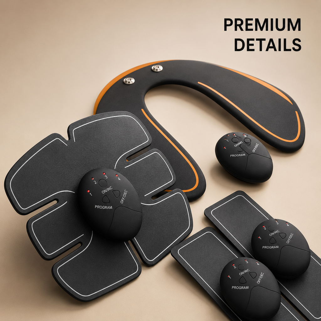 Vcoxno™ Discrete EMS Abs Training Pad external design detail