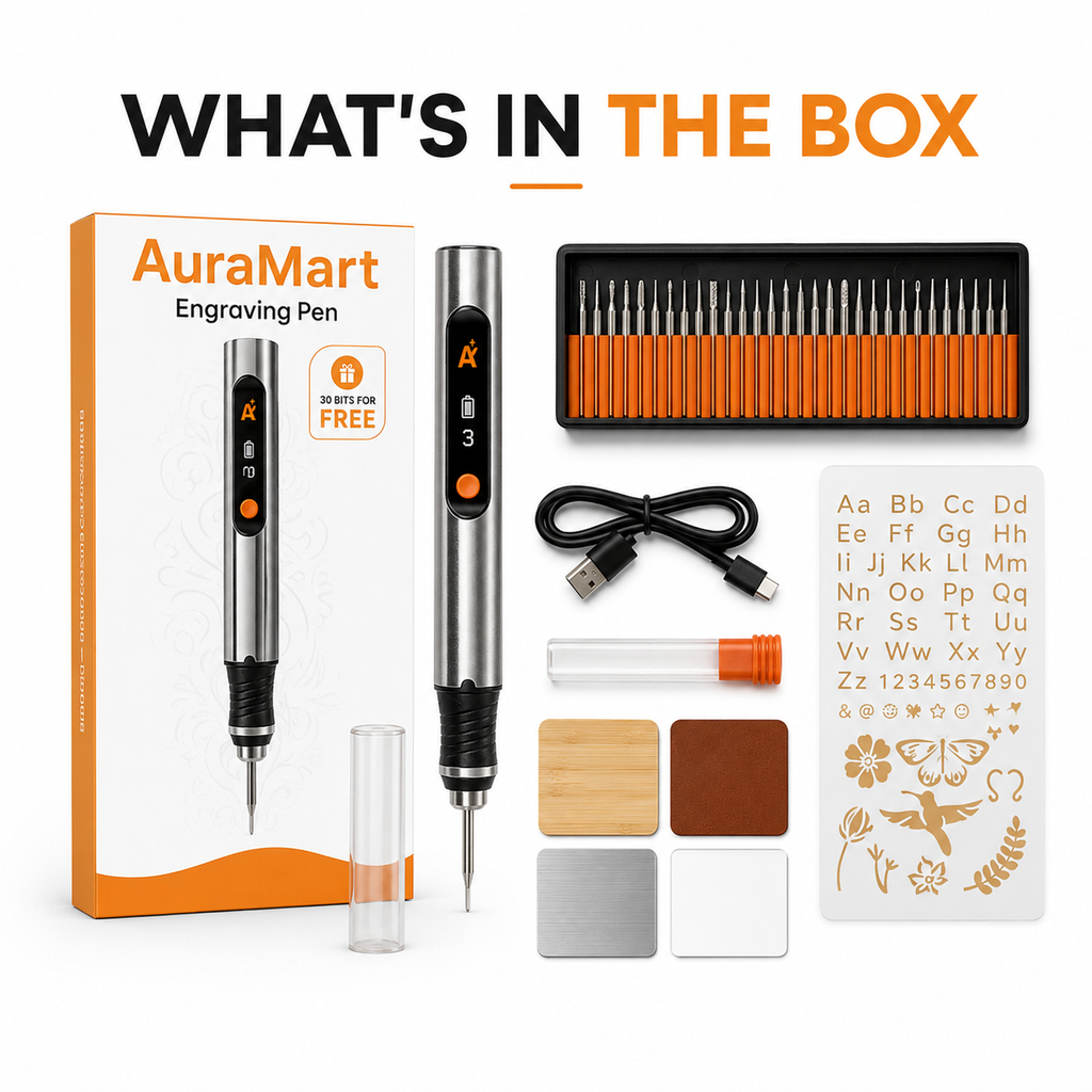 The Original Customizer Engraving Pen — WHAT YOU RECEIVE with source-listed items only