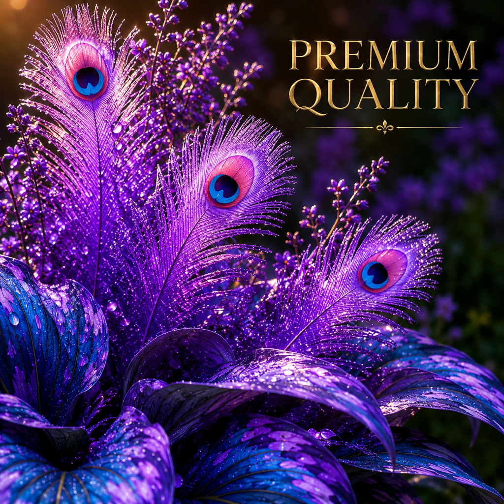 Peacock Flame Hosta Bulbs for Shade Garden external surface and finish detail