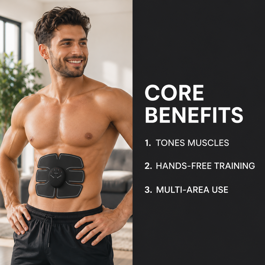 Vcoxno™ Discrete EMS Abs Training Pad source-listed information overview
