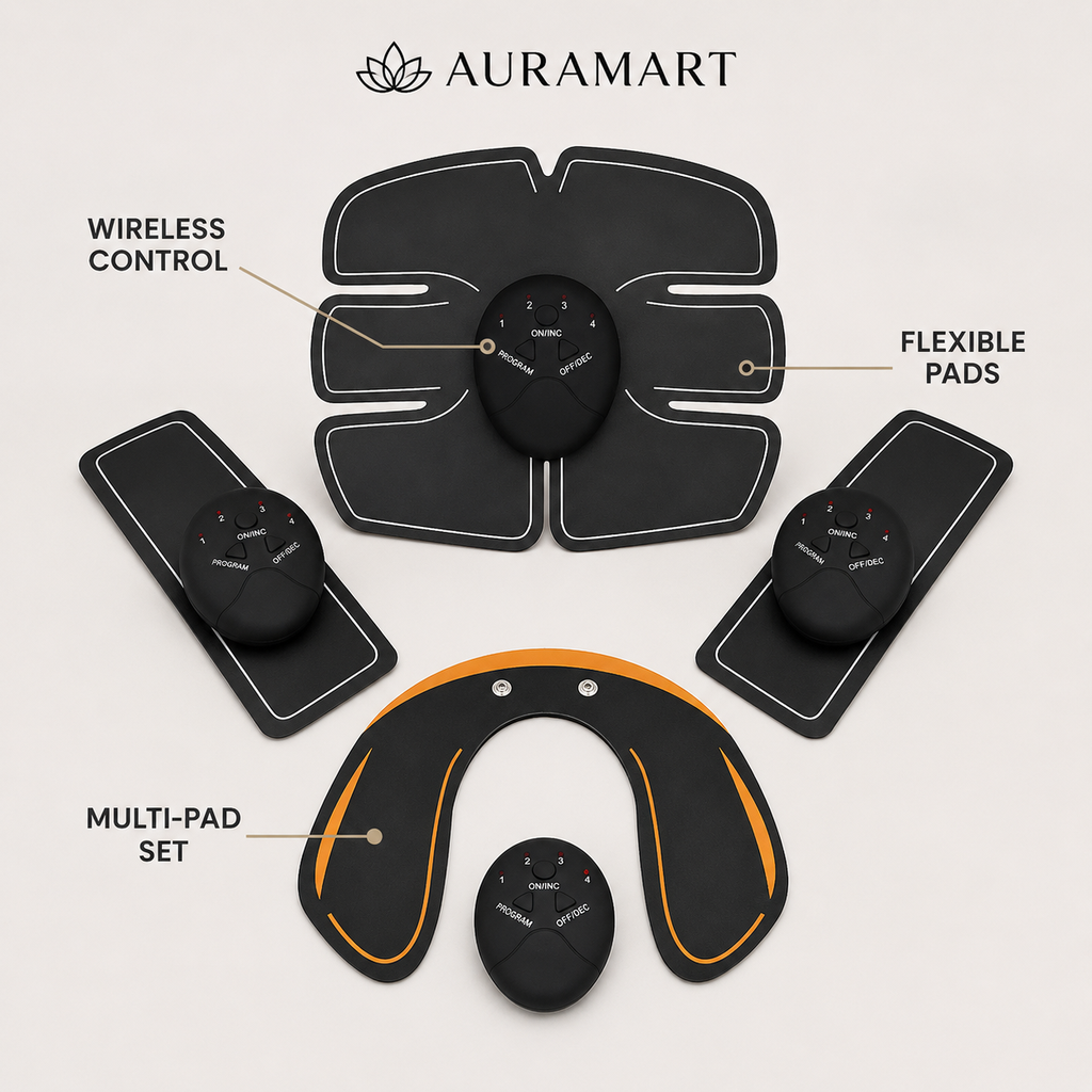 Vcoxno™ Discrete EMS Abs Training Pad source-listed feature breakdown