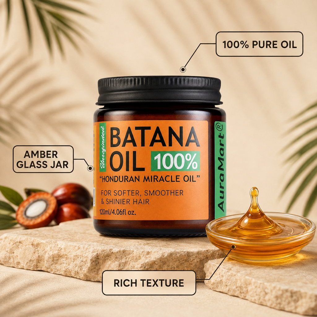 100% Raw Batana Oil for Hair source-listed feature breakdown