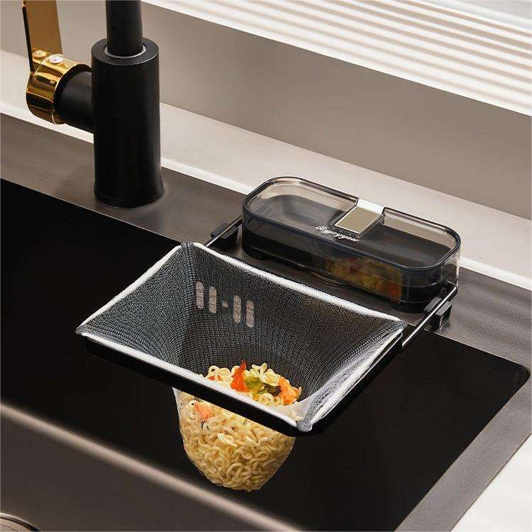 Foldable Kitchen Sink Food Catcher and Residue Filter