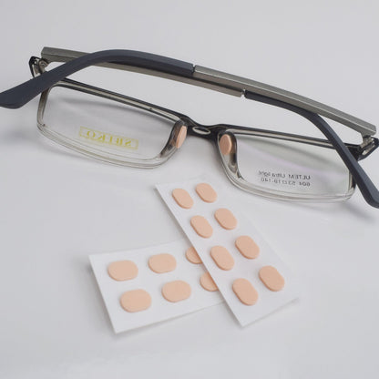 Soft EVA foam nose pads for glasses provide comfortable, pressure-free wear without smudging makeup. Anti-slip frames and eye patches prevent slipping.