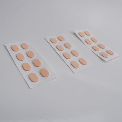 Soft EVA foam nose pads for glasses provide comfortable, pressure-free wear without smudging makeup. Anti-slip frames and eye patches prevent slipping.
