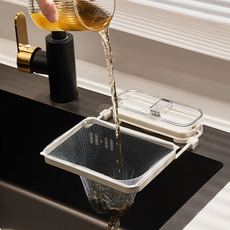 Foldable Kitchen Sink Food Catcher and Residue Filter