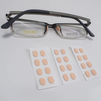 Soft EVA foam nose pads for glasses provide comfortable, pressure-free wear without smudging makeup. Anti-slip frames and eye patches prevent slipping.