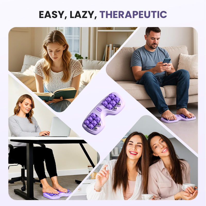 ⏰Hot Sale💜Portable Dual Foot Massage Roller💜