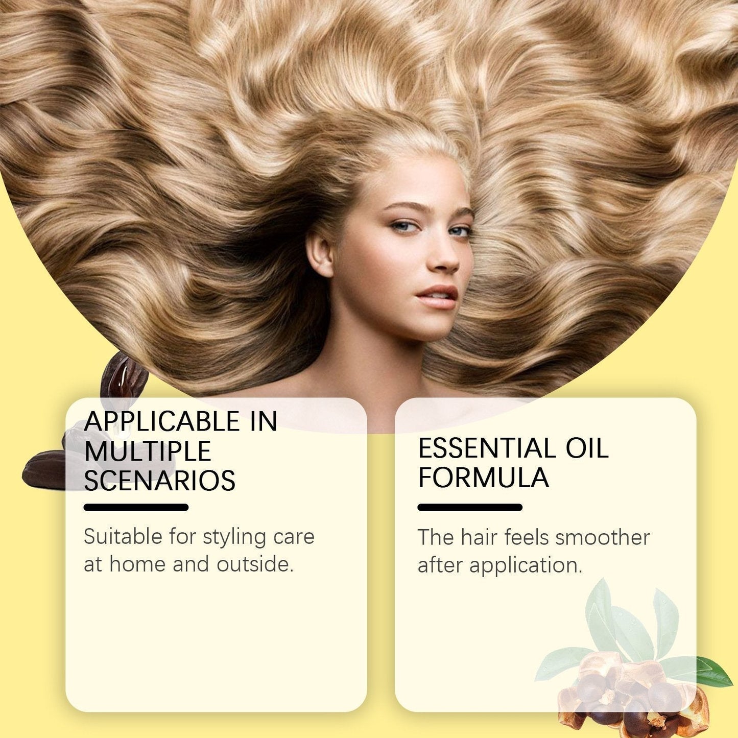 ✨Hoegoa 80ml Conditioning Oil Spray Scalp & Hair Strengthener Leave-In Conditioner Comforting Shampoo Cleanser