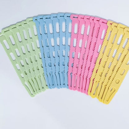 Windproof Clothes Hanger with Adjustable Clips for Home Use Anti-Blow Drying Rod