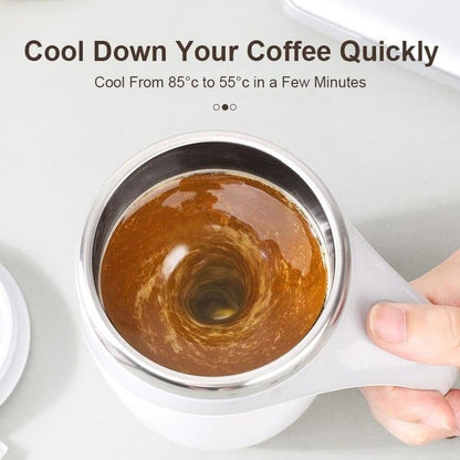 🥳2026 HOT SALE🥳💞50K+ SOLD!💥⏳⚡ 50% OFF! Rechargeable Auto Stir Coffee Mug – One-button magnetic stirring, no more residue. Saves time, easy to clean. Perfect for coffee, hot chocolate & soup. A unique gift for loved ones. ☕🎁