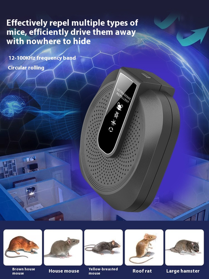 🔥2026 New Arrivals: 56% Off for a Limited Time!🔥Ultrasonic anti-boating and rat repeller is powerful - 360° smart technology