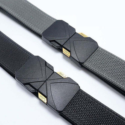 Men's Tactical Woven Belt with Quick-Release Buckle