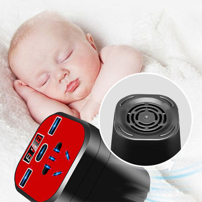 Ideal Gift - Car Mounted Cup Type Inverter Converter QC Charger