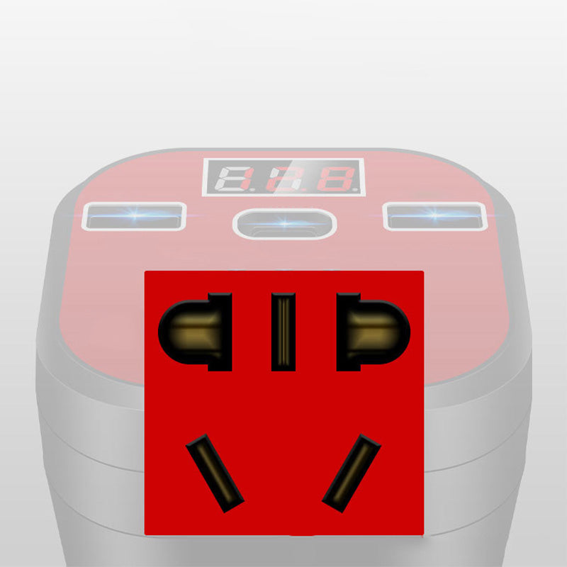 Ideal Gift - Car Mounted Cup Type Inverter Converter QC Charger