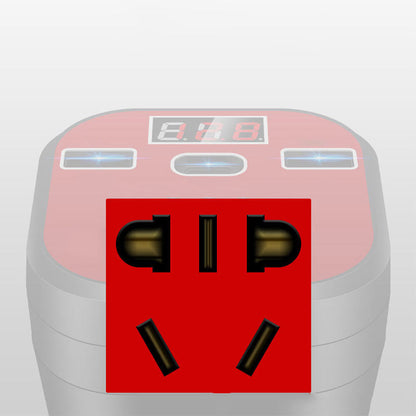Ideal Gift - Car Mounted Cup Type Inverter Converter QC Charger