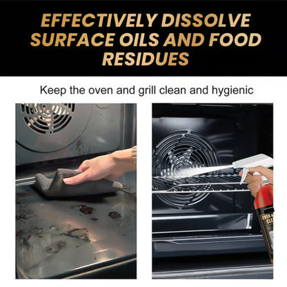 🧼 Powerful Oven & Grill Cleaning Spray: Effortlessly Remove Grease & Food Residues – Without Hard Scrubbing!