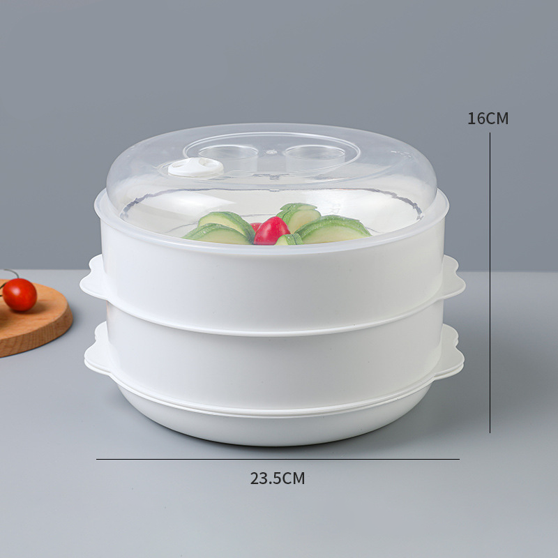 Heat-resistant multi-layer microwave steamer